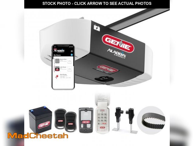 Lot 74-12192034 - Genie StealthDrive 7155 Connect Smartphone-Controlled Belt Drive Garage Door Opener - 1 Each - UNUSE...