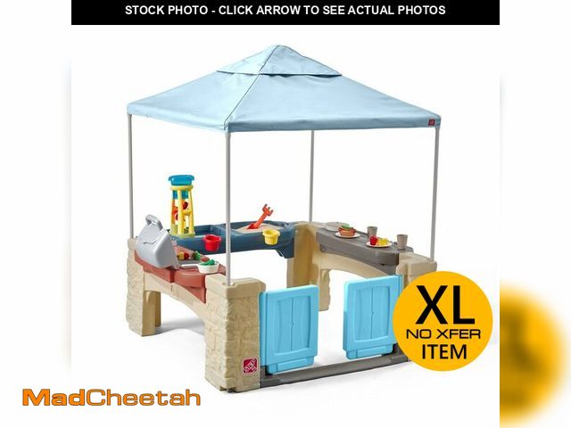 Lot 74-12571412 - Step2 All Around Playtime Patio with Canopy Playset Ã¢â¬â Shaded Outdoor Playhouse for Kids with ...