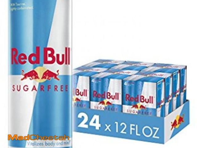 Lot 74-12369735 - Red Bull Sugar Free Energy Drink  12 Fl Oz  6 Packs of 4 Cans (BEST BEFORE 02-06-25) - UNUSED