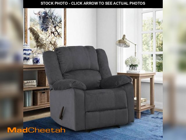 Lot 74-12414042 - Lifestyle Solutions Brennan Comfort Gray Manual Recliner - USED