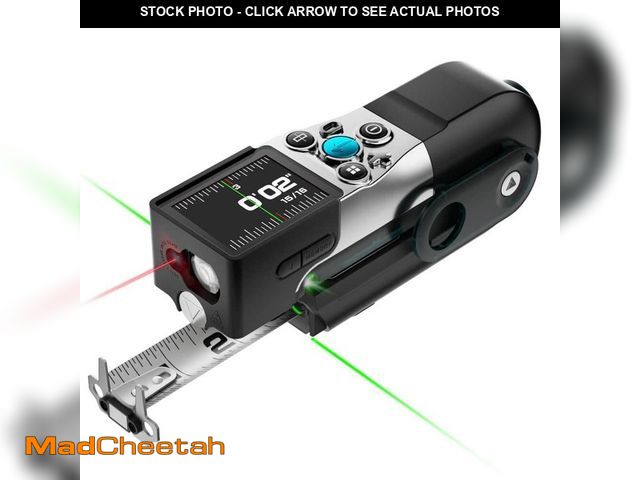 Lot 74-12558038 - MILESEEY XTAPE1 3-in-1 330 ft. Laser Digital Tape Measure, 12 ft. Tape, Digital Readout, Modular, Al...