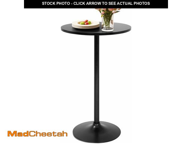 Lot 74-12695545 - FDW Pub Table 40 Inch Height Cocktail Table Round Bistro Bar Table for Home and Kitchen Dining - UNU...