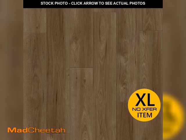 Lot 74-12892553 - (PALLET OF 14) Lifeproof Harbor Pointe Hickory 14 mm T x 8 in. W Waterproof Laminate Wood Flooring(1...