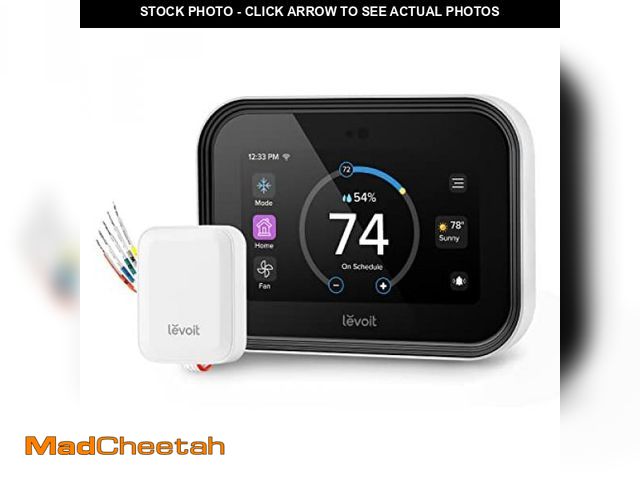 Lot 74-8278058 - LEVOIT Smart Thermostat for Home, WiFi Programmable Digital Thermostat, Works with Alexa and Smart S...