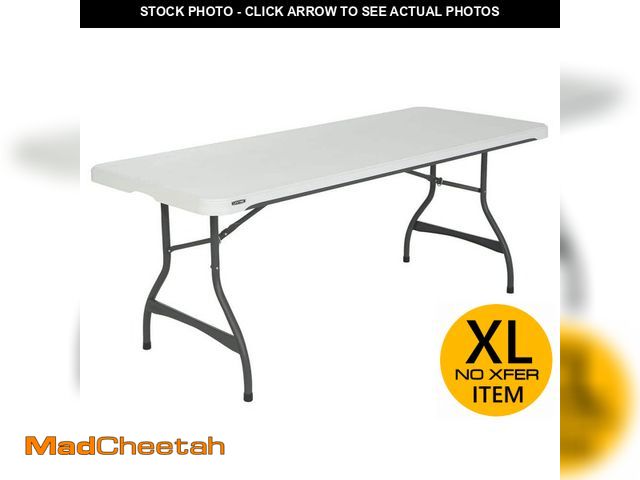MadCheetah.com - Lot 74-12642134 - Lifetime 72 in. White Plastic ...