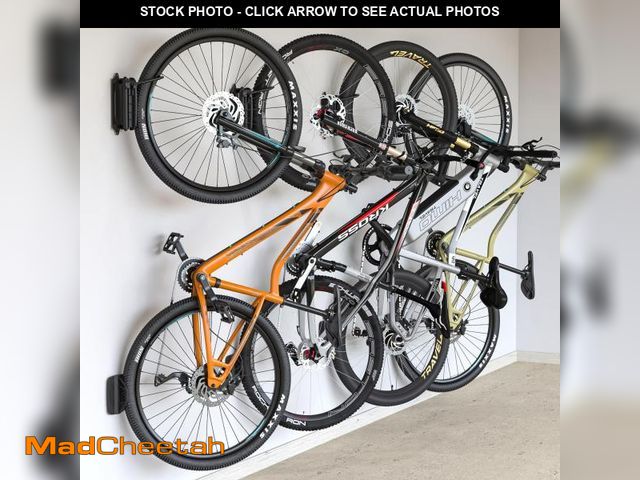 Lot 74-11553847 - monTEK Swivel Bike Wall Mount, Bike Hangers for Garage, Space-Saving Vertical Bike Rack, Sturdy Bike...