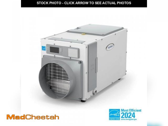 Lot 74-12147182 - AprilAire E080 80pt. 4400 sq. ft. Bucketless Dehumidifier in. Gray for Whole House, Basement, Crawls...