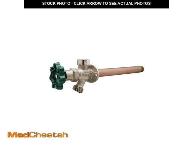 Lot 74-12921331 - *DIRTY* Prier Products 1/2 in. x 8 in. Brass MPT x SWT Heavy-Duty Frost Free Anti-Siphon Outdoor Wal...