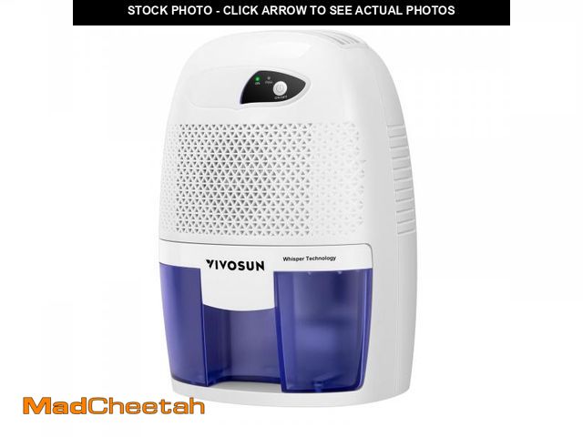 Lot 74-12053107 - VIVOSUN Electric Mini Dehumidifier, Ultra-Quiet 225 Sq. Ft. Dehumidifier with 500ML Water Tank, Indi...