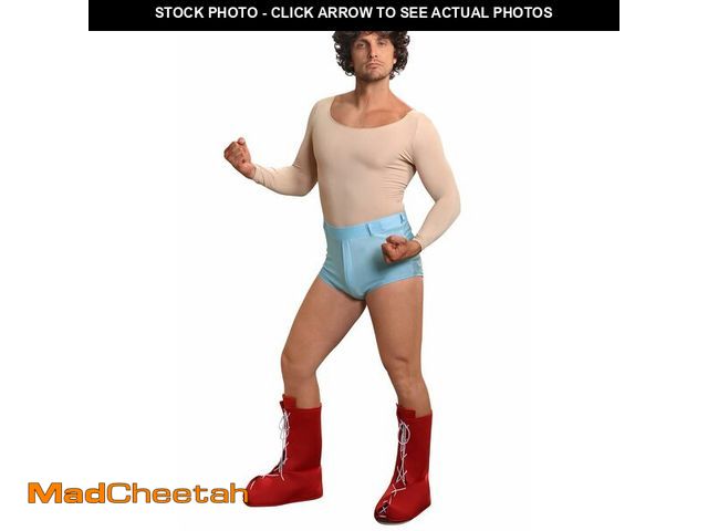 Lot 74-12974921 - Mainfini Esqueleto Halloween Costume Set for Adult Men Nacho Libre Mexican Wrestler Outfit with Pant...