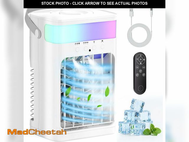 Lot 74-14384192 - Portable Air Conditioners,Air Conditioner,Ac Unit with 1600ML Water Tank,2 Spray Ports,3 Wind Speeds...