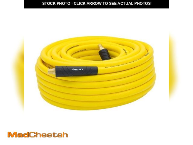 Lot 74-12691552 - *DIRTY/SCRATCHED* Husky 3/8 in. x 100 ft. Hybrid Air Hose *DIRTY/SCRATCHED*  - USED