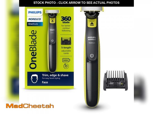 Lot 74-12119528 - Philips Norelco OneBlade 360 Hybrid Face, Electric Beard Trimmer and Shaver, with 360 Blade Technolo...