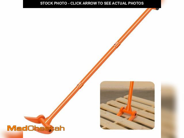 Lot 74-14378106 - AugFir 48" Pallet Buster, 110 Degree Decking Pry Bar, Heavy Duty Carbon Steel Deck Board Removal Too...