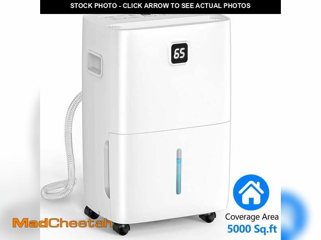 Lot 74-13744364 - Aootek MAX 80 Pints Dehumidifier for Home,Dehumidifier for Basement up to 5000 Sq.ft with drain hose...