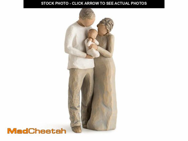 Lot 74-14341518 - Willow Tree We are Three, Sculpted Hand-Painted Figure, Darker Skin - UNUSED