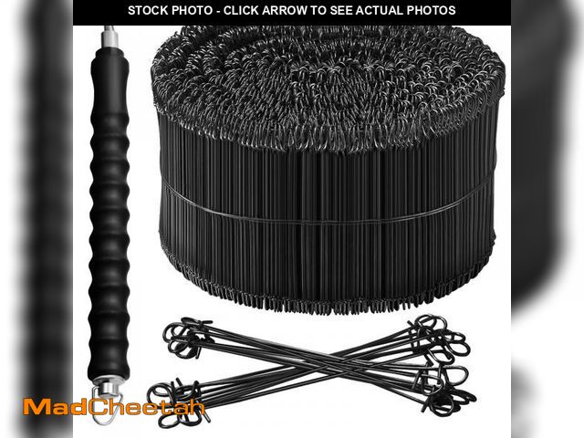 Lot 74-12048562 - Cunno 2000 Pcs Reinforcing Steel Bar Wire Bar Ties 4 Inch 16 Gauge Reinforcing Steel Bar Tie Wire wi...