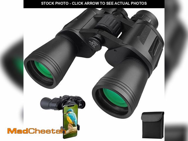 Lot 74-14263534 - 20x50 Binoculars for Adults, HD High Powered Professional Binoculars for Bird Watching Travel Starga...