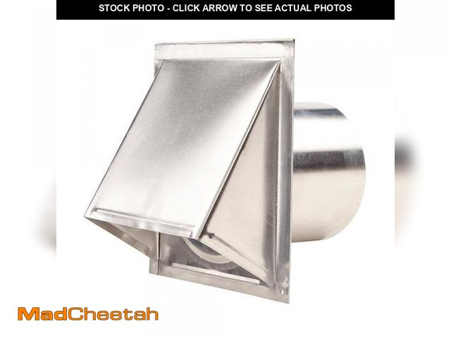 Lot 74-12486084 - Master Flow 4 in. Round Wall Vent - UNUSED