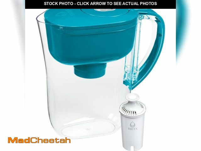 Lot 74-12601166 - Brita Metro Water Filter Pitcher with SmartLight Change Indicator, BPA-Free, Replaces 1,800 Plastic ...