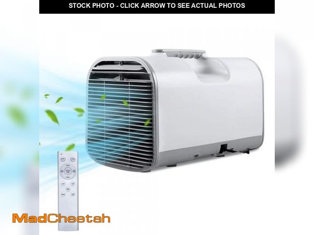 Lot 74-12194609 - Edendirect 4500 BTU Portable Air Conditioner Cools 150 sq.ft. with Remote, Dehumidifier, for Tent, C...