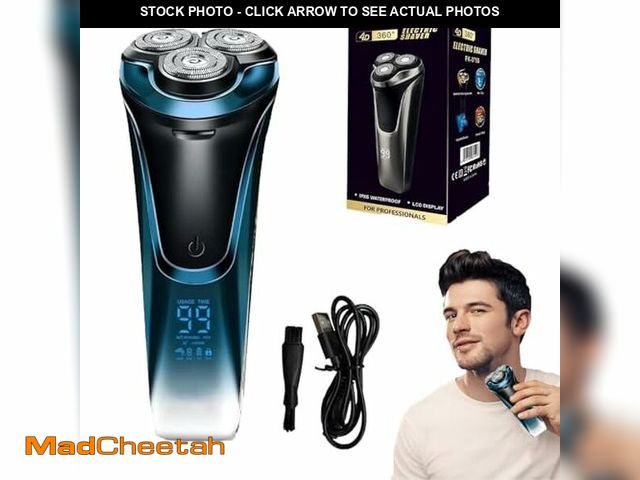 Lot 74-14302303 - Snapbuy Electric Razor for Men, Snapbuy Electric Razor Pro of Father, 4D Floating Head Rotary Shaver...