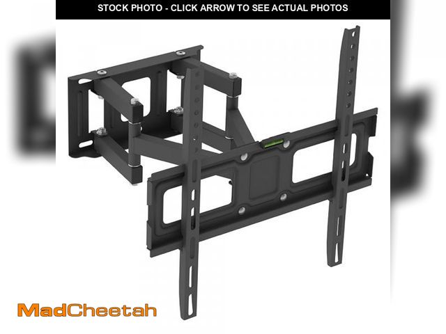 Lot 74-12515454 - UBesGoo 26-55" TV Wall Mount Bracket Swivel TV Stand 88LBS 400*400 ,Black - UNUSED