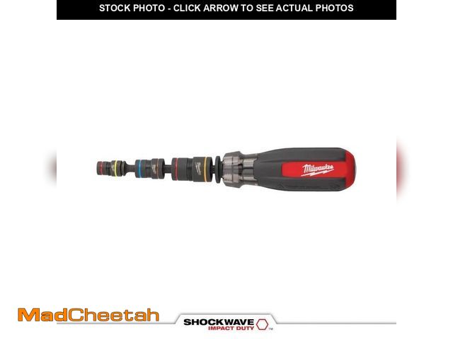 Lot 74-14445532 - Milwaukee Multi-Nut Driver with SHOCKWAVE Impact Duty Magnetic Nut Drivers - UNUSED