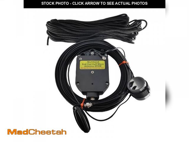 Lot 74-12308612 - JYR8010-150W End Fed Half Wave Antenna for Ham Radio, 150W Shortwave Radio Antenna, 8 Band 10m 12m 1...