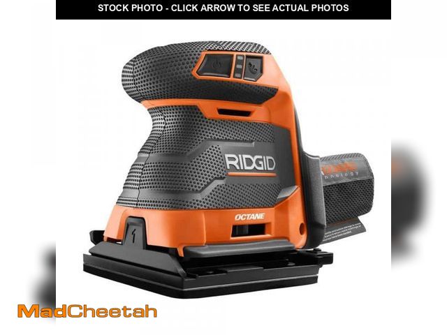 Lot 74-12492478 - RIDGID 18V OCTANE Brushless Cordless 3-Speed 1/4 Sheet Sander R86064B - UNUSED