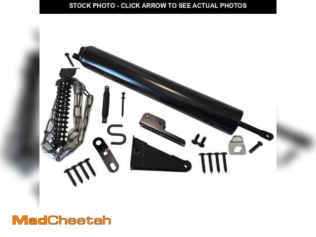 Lot 74-12851953 - Grisham Heavy Duty Black Door closer kit with Wind Chain - UNUSED