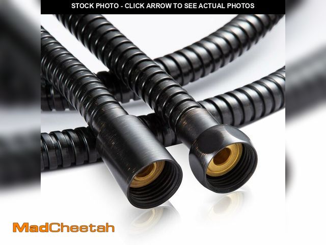 Lot 74-13952945 - OFFO Shower Hose Oil Rubbed Bronze Kink Free Stainless Steel Shower Hose Attachment Electroplating H...