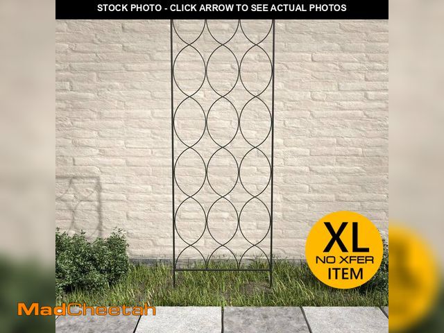 Lot 74-14344425 - Vigoro 72 in. Glory Trellis in Black - UNUSED