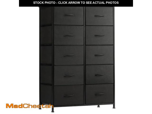 Lot 74-12403075 - CONCETTA 10-Drawer Fabric Storage Cabinet for Adults  Organizer Furniture for Living Room  Office  K...
