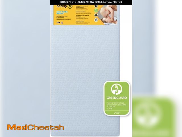 Lot 74-12098474 - Safety 1st Heavenly Dreams Baby Crib &amp; Toddler Bed Mattress, Waterproof Cover, Firm, Fits Standa...