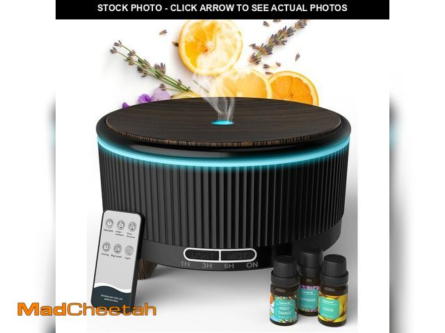 Lot 74-14208353 - Essential Oil Diffuser for Home, Diffusers for Essential Oils Large Room, 500ml Aromatherapy Diffuse...