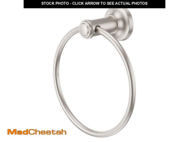 Lot 74-12896725 - Pfister Briscoe Wall Mounted Towel Ring in Spot Defense Brushed Nickel - UNUSED