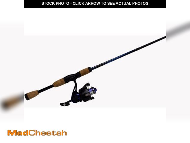 Lot 74-12426723 - Shakespeare Conquest Crappie Spinning Reel and Fishing Rod Combo -Black and Yellow - UNUSED