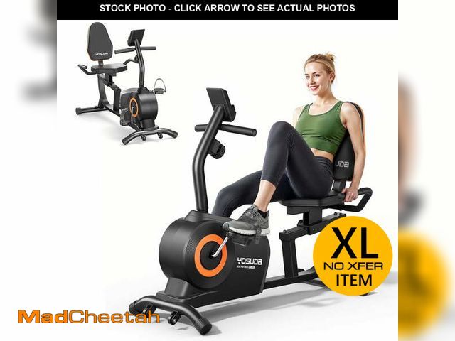 Lot 74-12680283 - YOSUDA Recumbent Exercise Bike for Adults with 16-Level Resistance and 350LB Capacity - USED