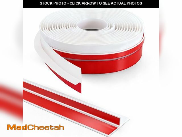 Lot 74-13575154 - TAROSE 20Ft T-Shaped Door Draft Stopper, Silicone Weather Stripping Seal Tape for Doors and Windows ...