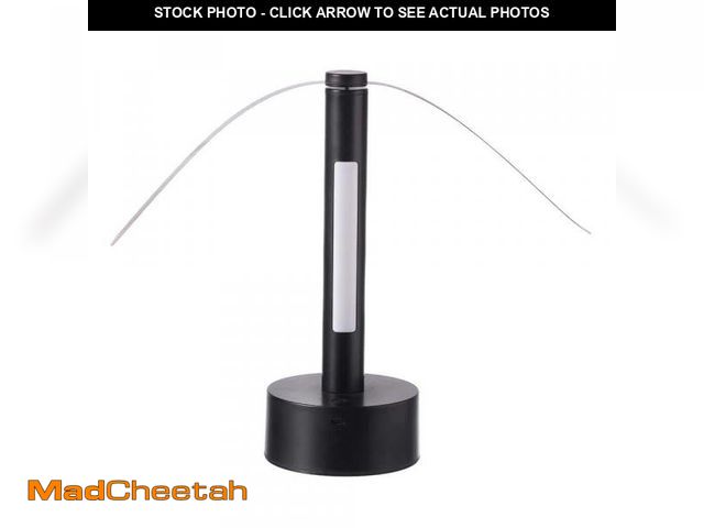 Lot 74-12463182 - (MISSING CHARGER) Unbranded 10 in. Personal Fly Fan in Black with RGB Light (2-Pack) - UNUSED