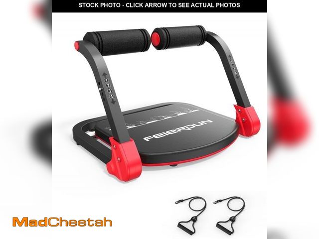 Lot 74-12158591 - UPGO Ab Workout Equipment, Ab Machine for Stomach Workout, Ab Trainer Machine for Home, Ab Crunch Ma...