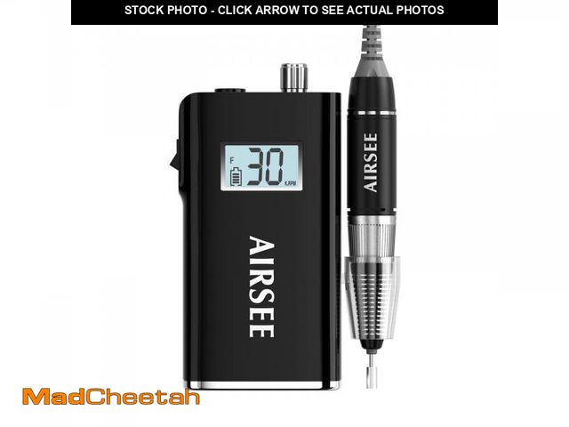 Lot 74-11546056 - AIRSEE Rechargeable 30000RPM Electric Nail Drill Professional Portable E File Machine for Acrylic Na...
