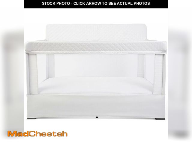 Lot 74-12632071 - Baby Delight Lunaire Full Size Crib | Breathable Mesh Baby Crib | Tool-Free Assembly Baby Bed | Drif...