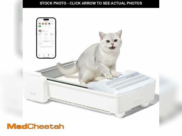 Lot 74-13710413 - Robotail Open-Top Self Cleaning Cat Litter Box, 2025 Upgraded Extra Large Automatic Cat Litter Box f...