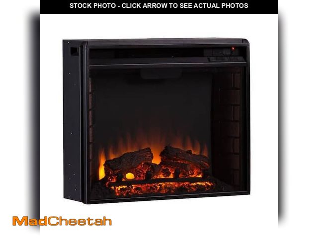 Lot 74-12788583 - SEI Furniture 23'' Touch Screen Electric Firebox With Remote Control - Black - UNUSED