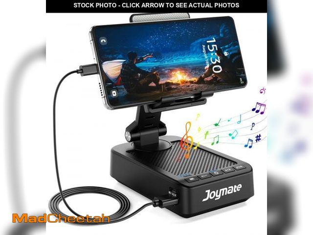 Lot 74-12050101 - Joymate Gifts for Men Women, Phone Stand with Bluetooth Speaker and Charging Function 360ÃâÃÂ° R...