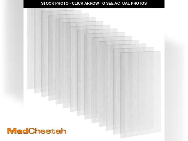 Lot 74-12479511 - Outsunny Polycarbonate Roof Panel In Clear - UNUSED
