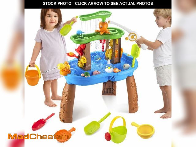 Lot 74-14274633 - ZACEAC Water Table for Toddlers 3-5 Outdoor Toys for Kids Ages 4-8 3-Tier Kids Sand Water Tables wit...