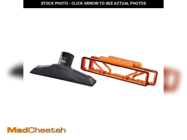 Lot 74-12663811 - RIDGID 2-1/2 in. MAX2514 NXT Max Locking Floor Tool Shop Vacuum Attachment with Bristle Shoe Kit for...